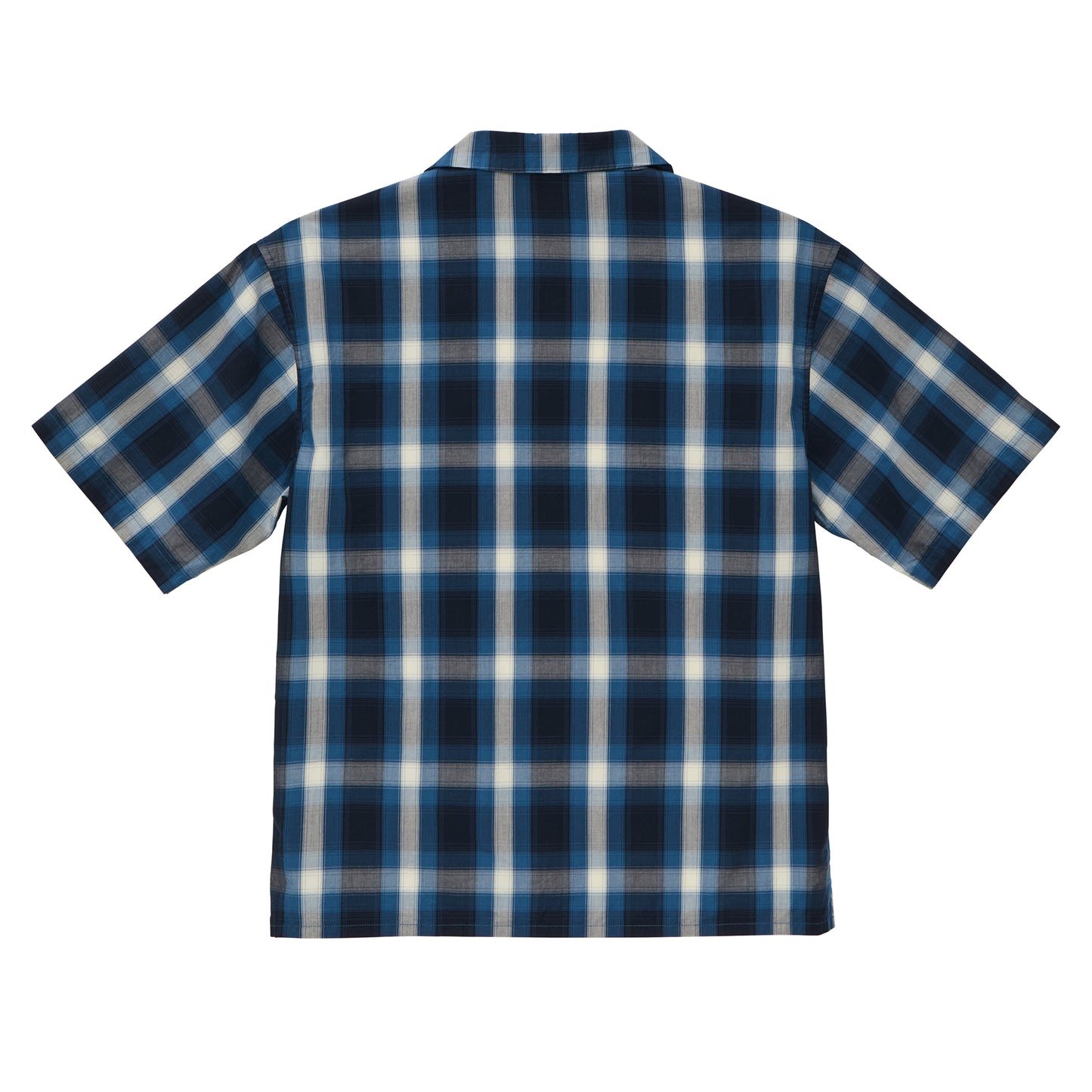 HF CHECK OPEN SHIRT / NAVY