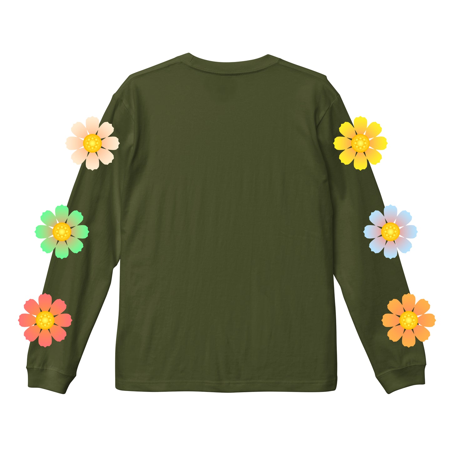 COSMOS L/S T-SHIRT / GREEN