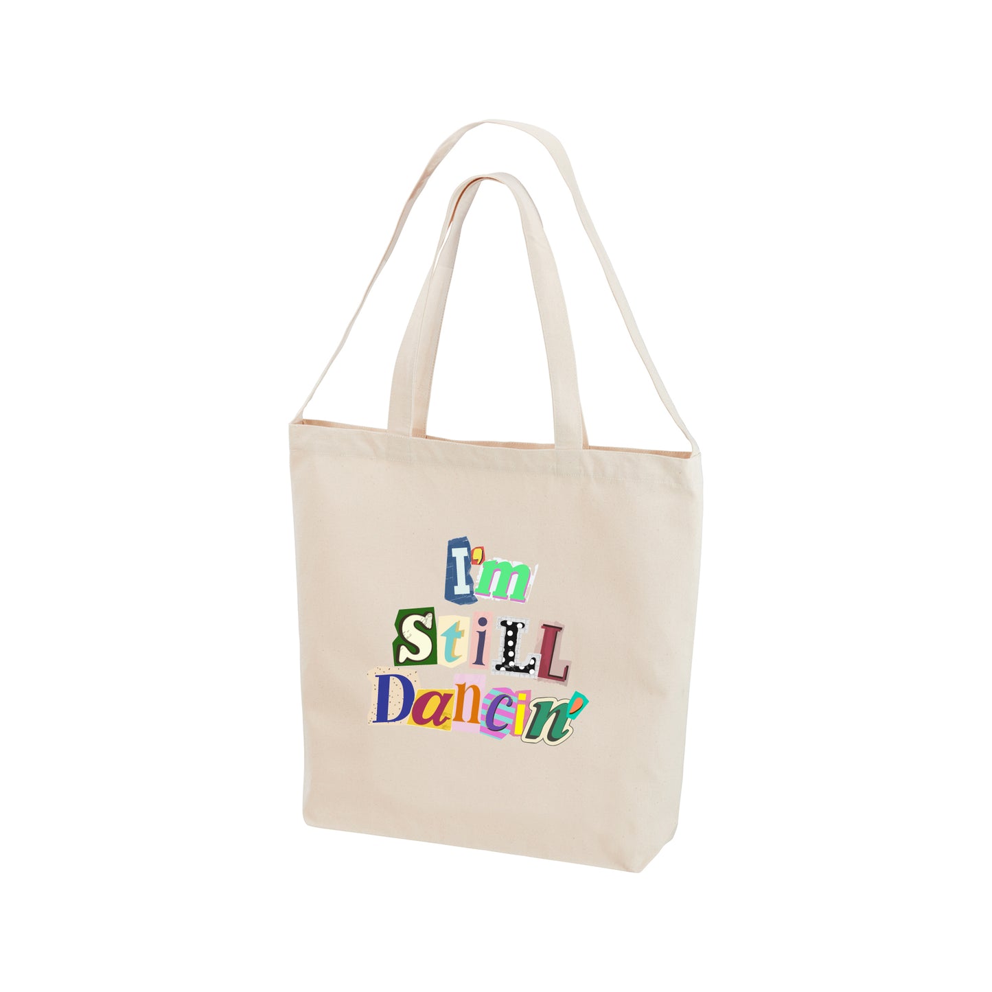 STILL DANCIN BIG TOTE BAG / BEIGE