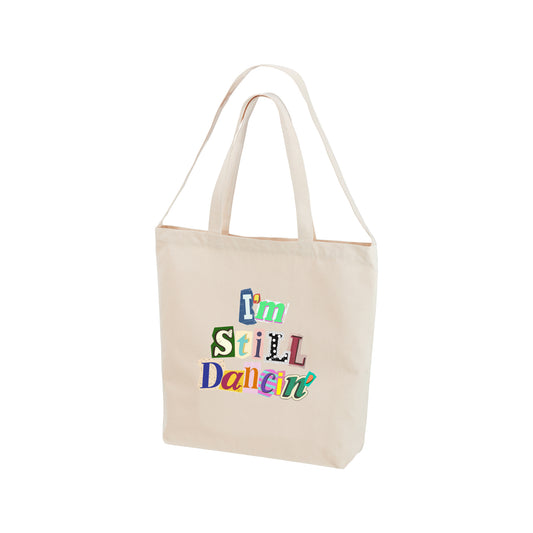 STILL DANCIN BIG TOTE BAG / BEIGE