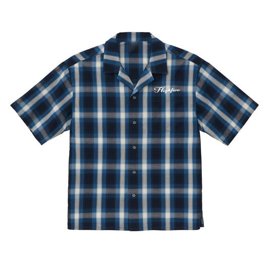 HF CHECK OPEN SHIRT / NAVY