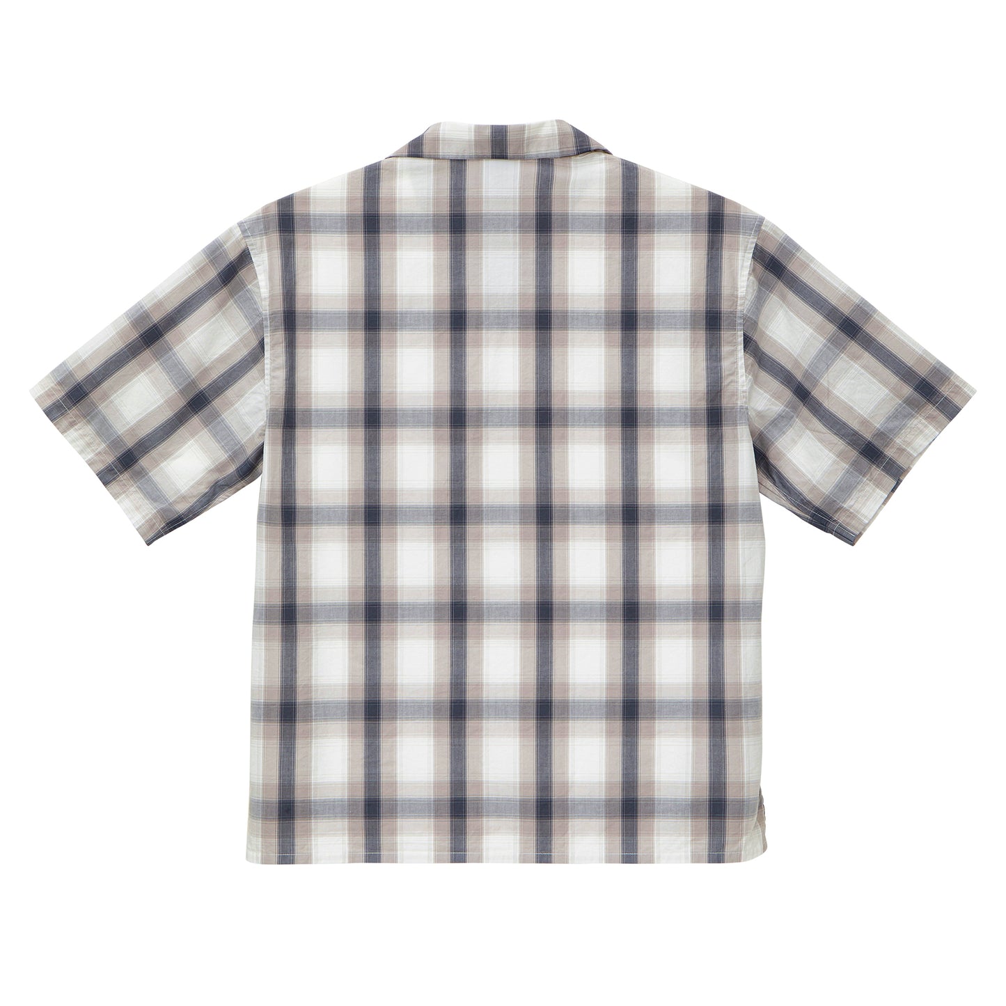 HF CHECK OPEN SHIRT / WHITE