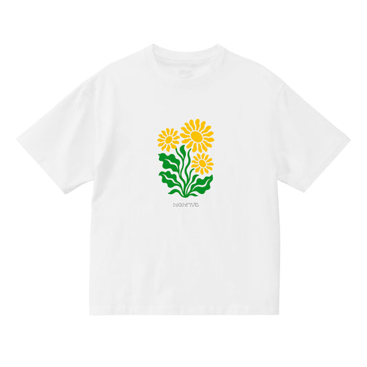 SUNFLOWER TEE / WHITE