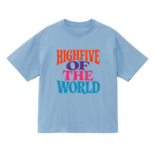 HF OF THE WORLD TEE / LIGHT BLUE