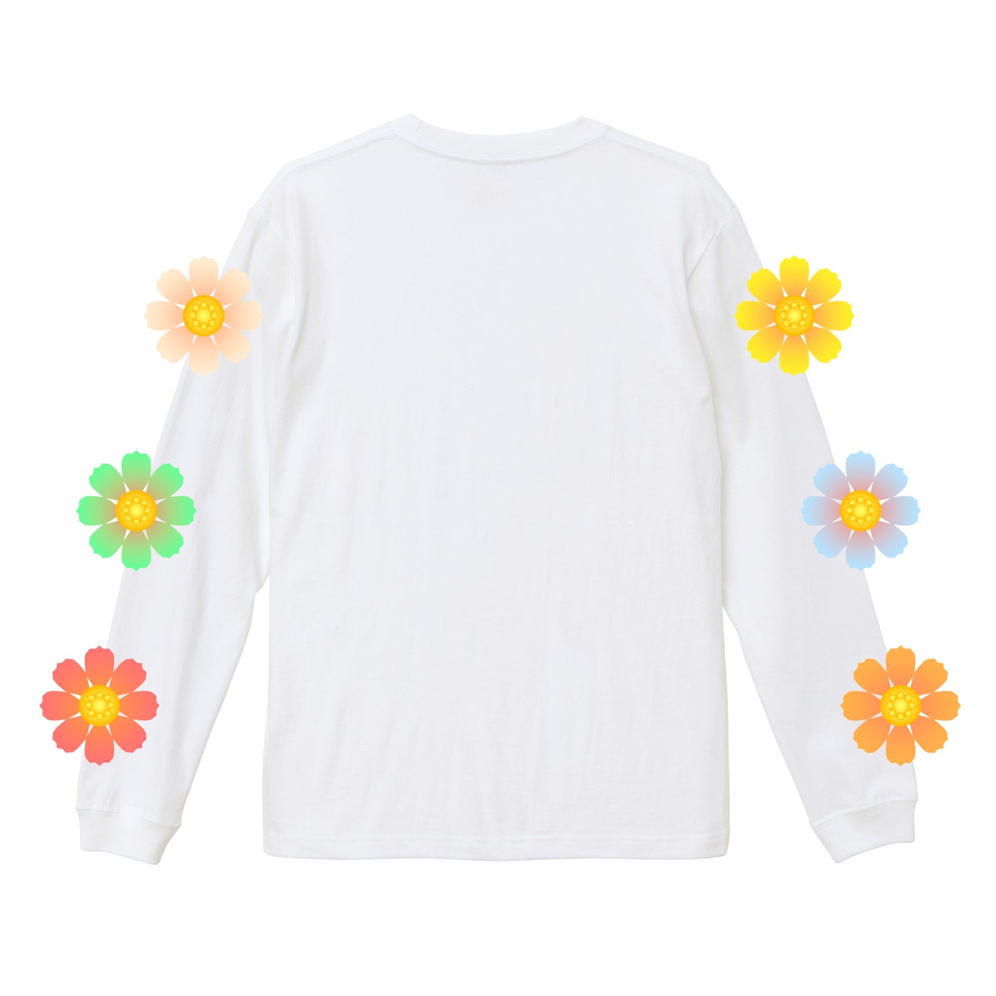 COSMOS L/S T-SHIRT / WHITE