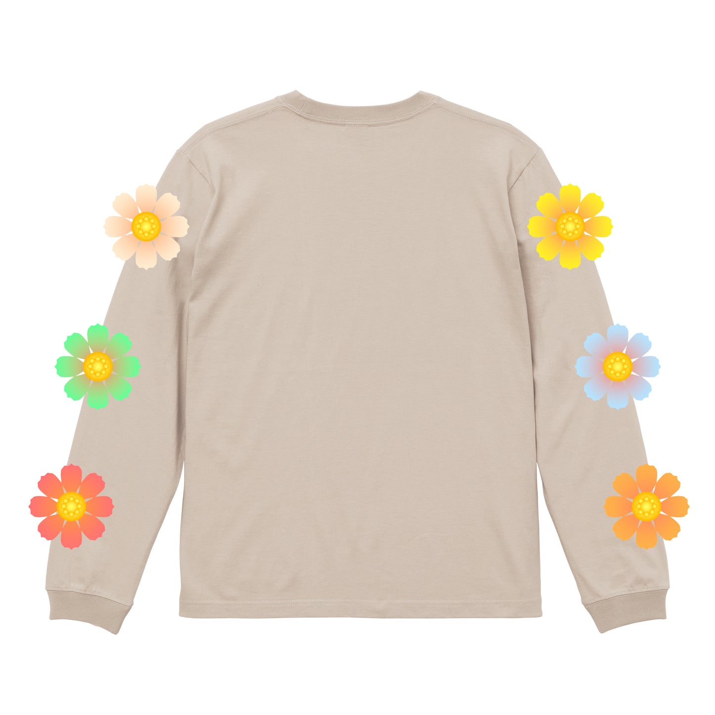 COSMOS L/S T-SHIRT / BEIGE