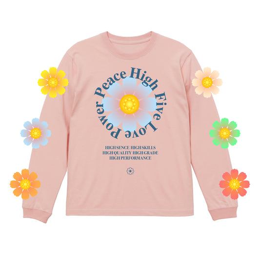 COSMOS L/S T-SHIRT / PINK