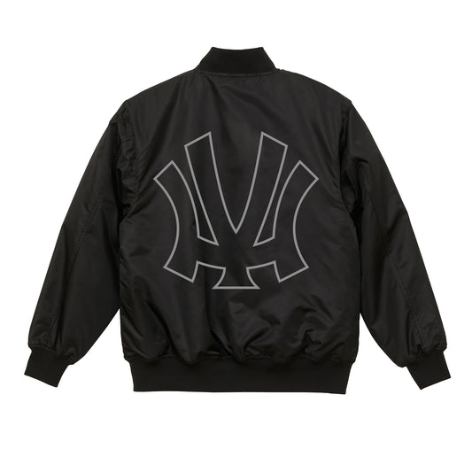 HF LOGO STADIUM JACKET / BLACK