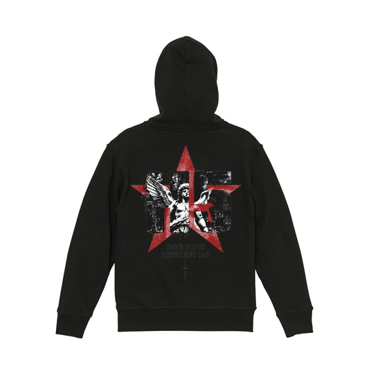 SOME BLOOD ZIP HOODIE / BLACK