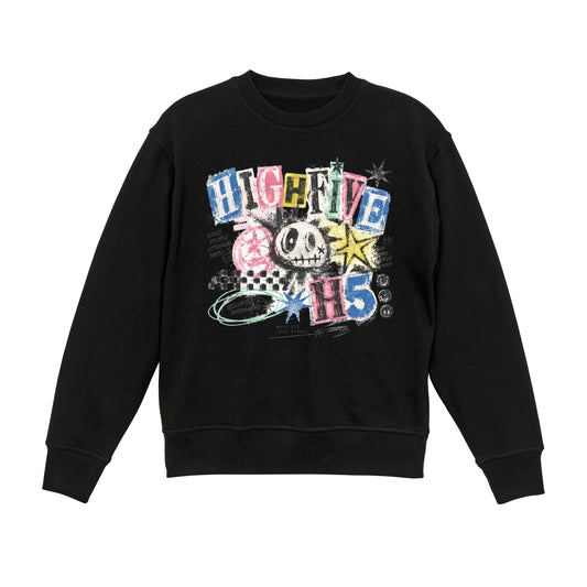 CLOWN CREWNECK / BLACK