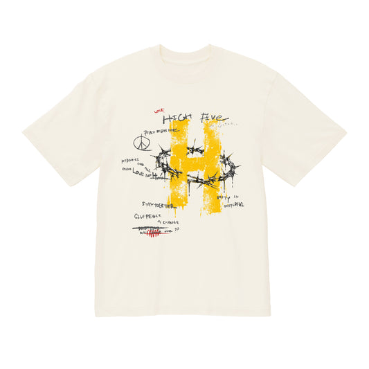 WIRE H TEE / WHITE